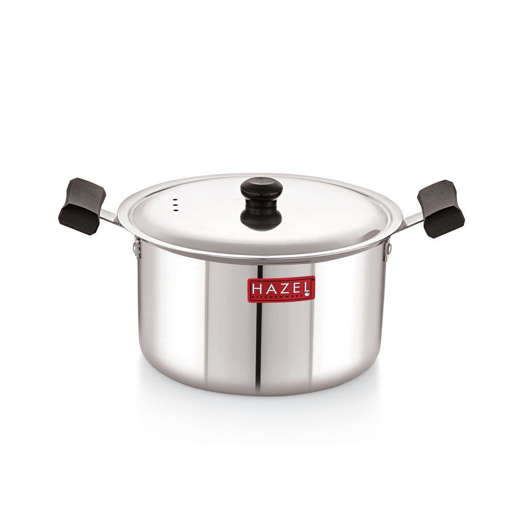 Stainless Steel Tope with Lid, Milk Tope for Induction Cooktop & Gas, 2500 ml