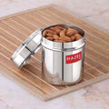 Stainless Steel See-Through Container with Transparent Lid, 250 ml