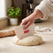 Flexible Scraper Curve D Shape | Multipurpose Plastic Dough Scraper