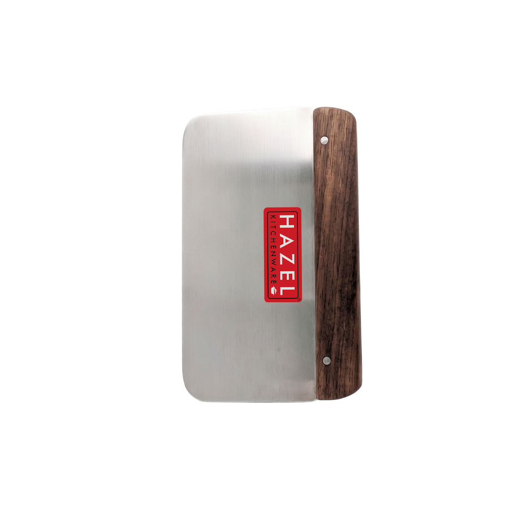 Stainless Steel Dough Cutter with Wooden Handle