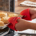 Silicone Mitts/ Pot Holder, Microwave Safe & Heat Resistant