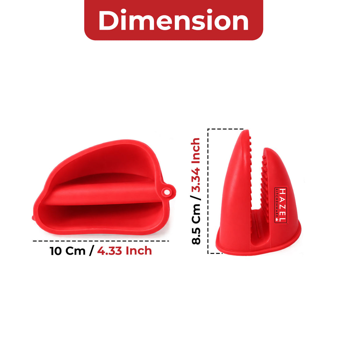 Silicone Mitts/ Pot Holder, Microwave Safe & Heat Resistant
