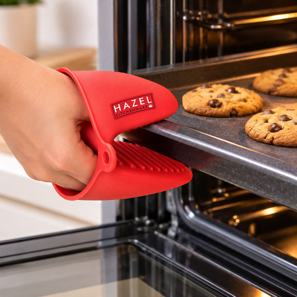 Silicone Mitts/ Pot Holder, Microwave Safe & Heat Resistant