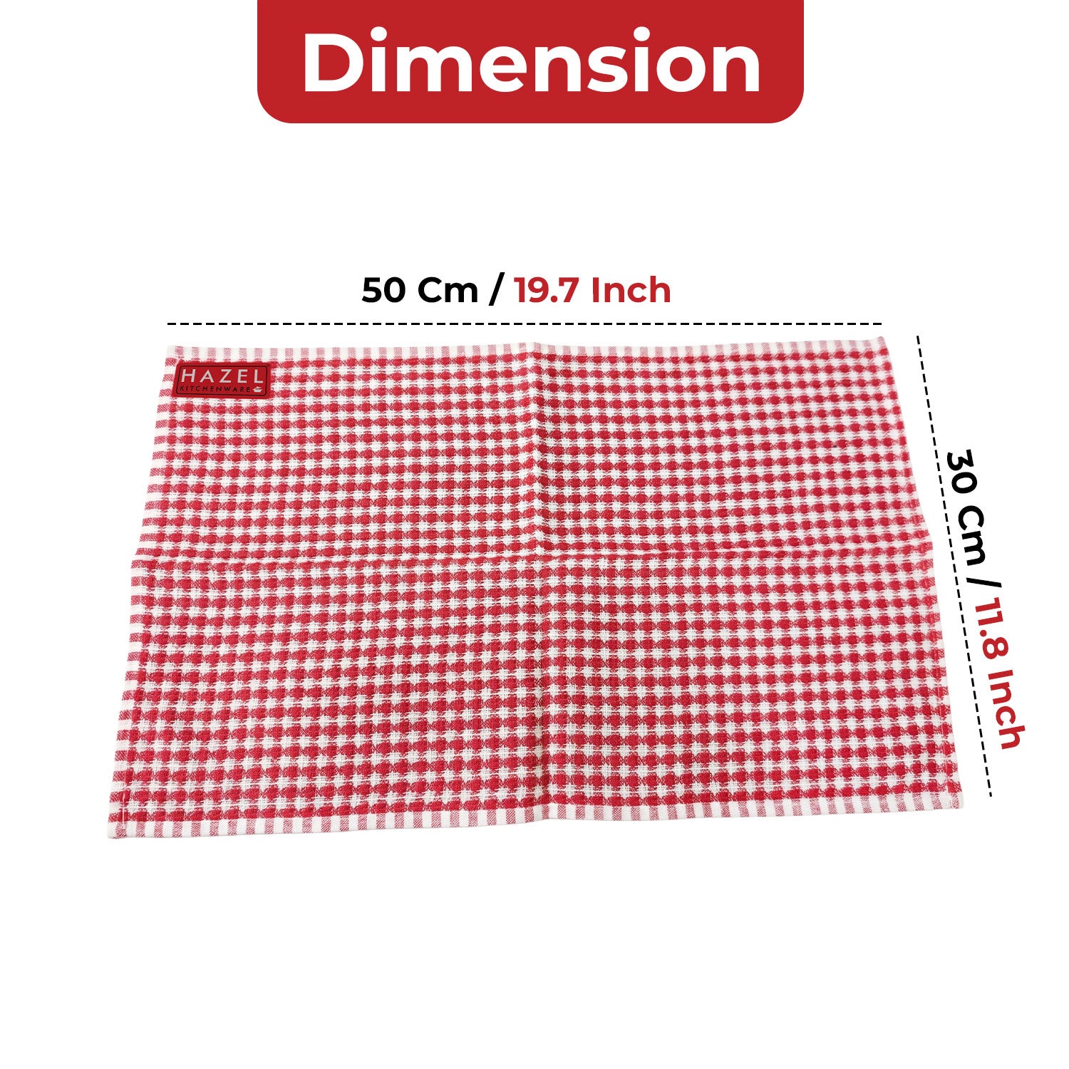 Kitchen Cleaning Cloth, Cotton Polyester Waffle Weave Towels for Cleaning, 200 GSM, Pack of 4