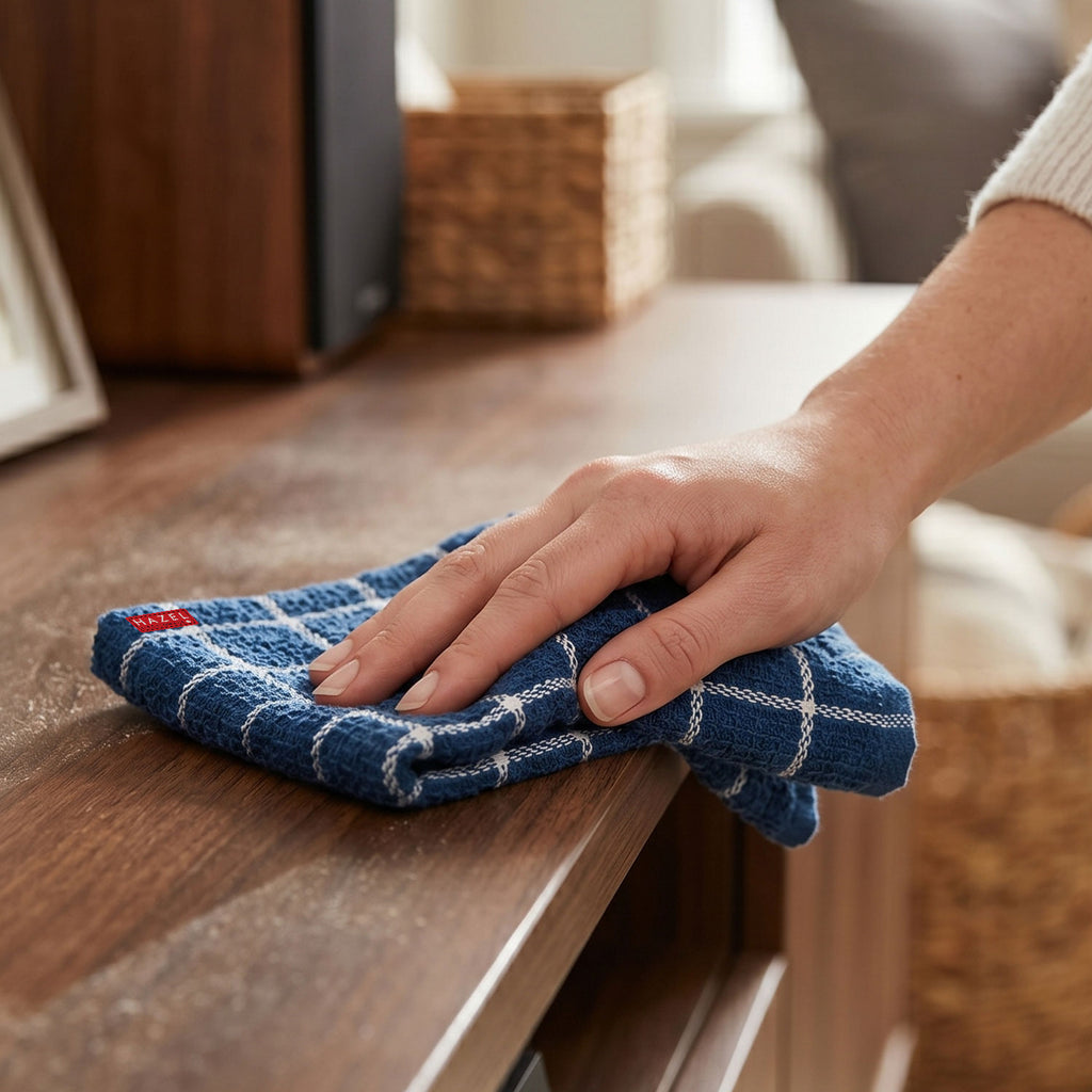 Cotton Kitchen Towel, Reusable Kitchen Cleaning & Dusting Napkins, 200 GSM, Pack Of 4