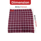 Cotton Kitchen Towel, Reusable Kitchen Cleaning & Dusting Napkins, 200 GSM, Pack Of 4