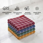 Cotton Kitchen Towel, Reusable Kitchen Cleaning & Dusting Napkins, 200 GSM, Pack Of 4