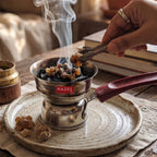 Stainless Steel Dhoop Dani, Incense Holder with Handle