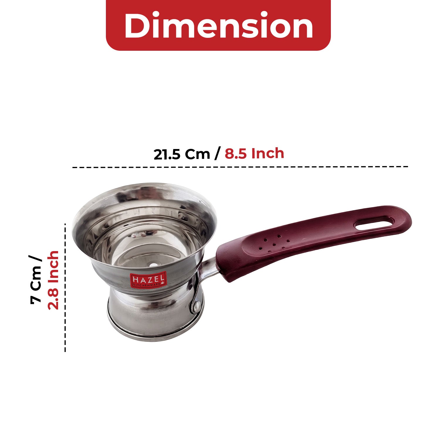 Stainless Steel Dhoop Dani, Incense Holder with Handle
