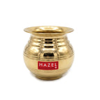 Brass Lota, 60ml, Pooja Pital Kalash, Vessel for Pooja