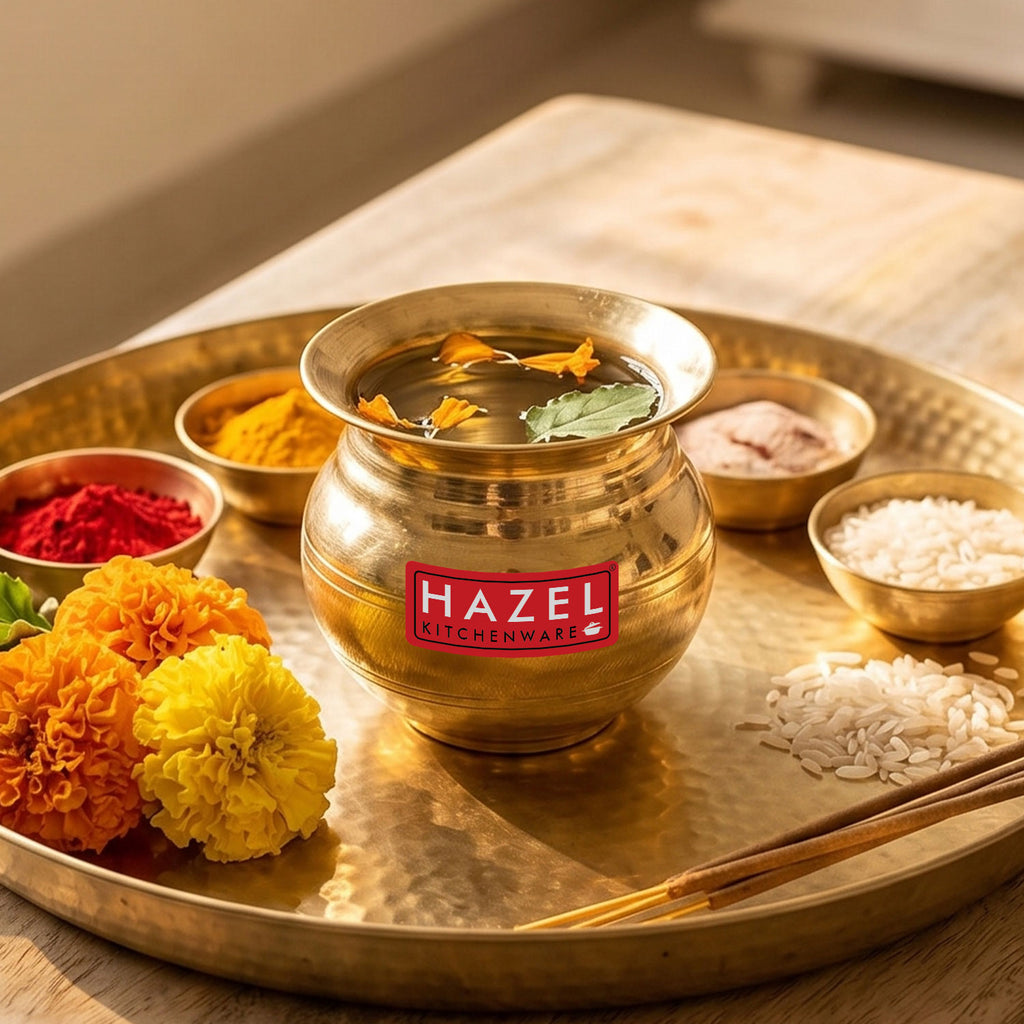 Brass Lota, 60ml, Pooja Pital Kalash, Vessel for Pooja