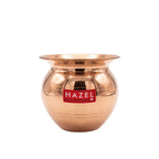 Copper Kalash, Small 300 ml Tamba Lota, Pooja Water Pot