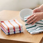 Cotton Waffle Kitchen Towel, 40 x 60 cm, Checkered Dish Napkin, Pack of 4