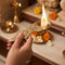 Brass Kapoor Burner Small, Camphor Aarti Holder for Pooja