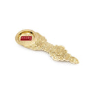 Brass Kapoor Burner Small, Camphor Aarti Holder for Pooja