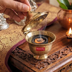 Brass Sambrani Dhoop Holder for Home & Temple, Incense Burner Stand