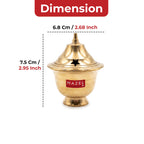 Brass Sambrani Dhoop Holder for Home & Temple, Incense Burner Stand