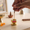Brass Agarbatti Stand Holder, Incense Stick Stand for Pooja