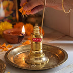 Brass Agarbatti Stand Big Size, Incense Stick Holder for Home Temple