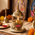 Brass Akhand Diya for Puja & Temple, Oil Lamp Jyot Deepak