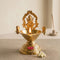 Brass Laxmi Diya for Pooja, Decorative Oil Lamp for Temple