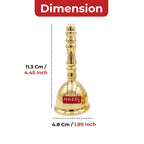 Brass Ghanti for Pooja, Temple Bell for Home Mandir, Prayer Room