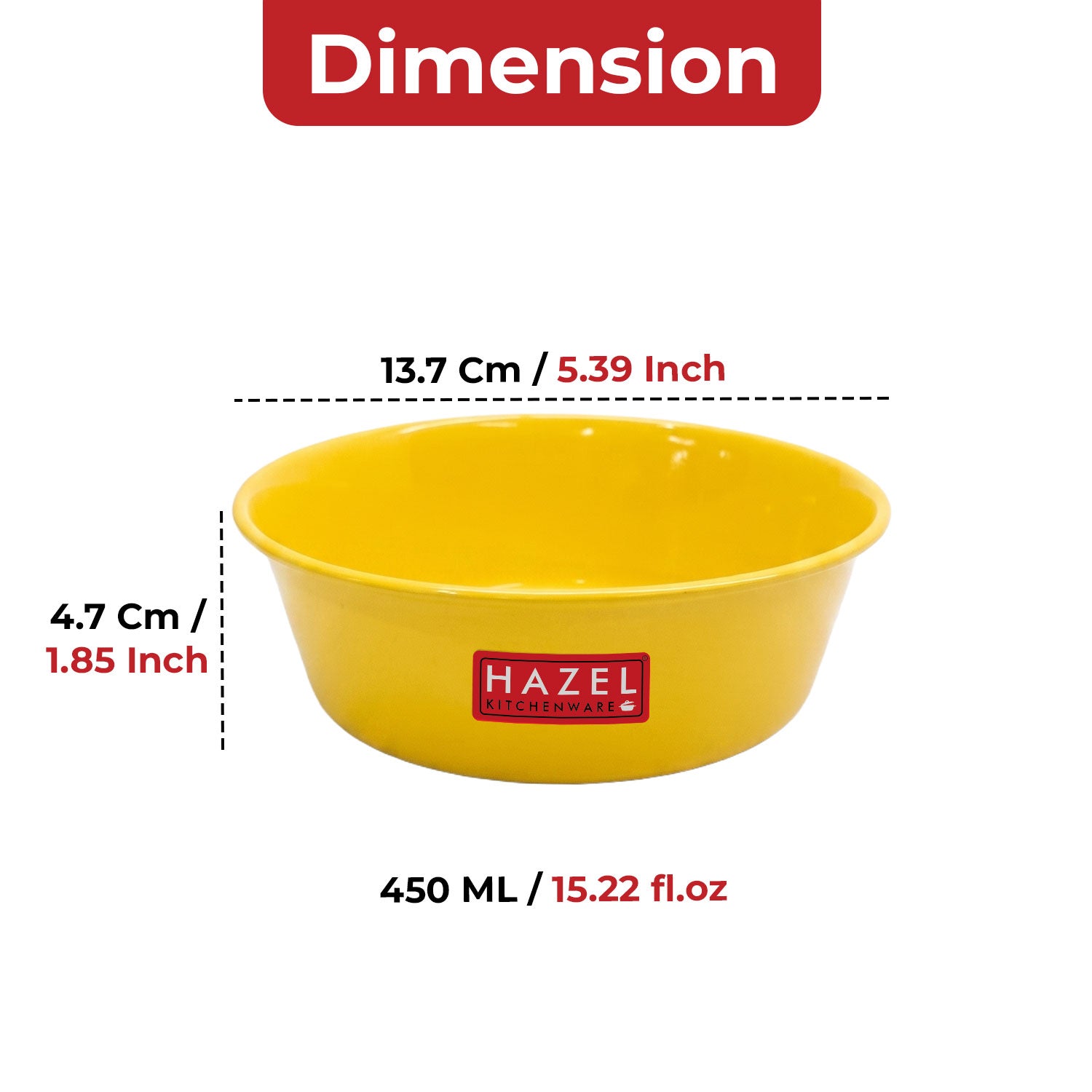 Galvanized Iron Pet Water Bowl with Paw Print Design, 450 ml, Yellow