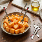 Stainless Steel Fruit Fork Set of 6 Dessert Forks for Snacks