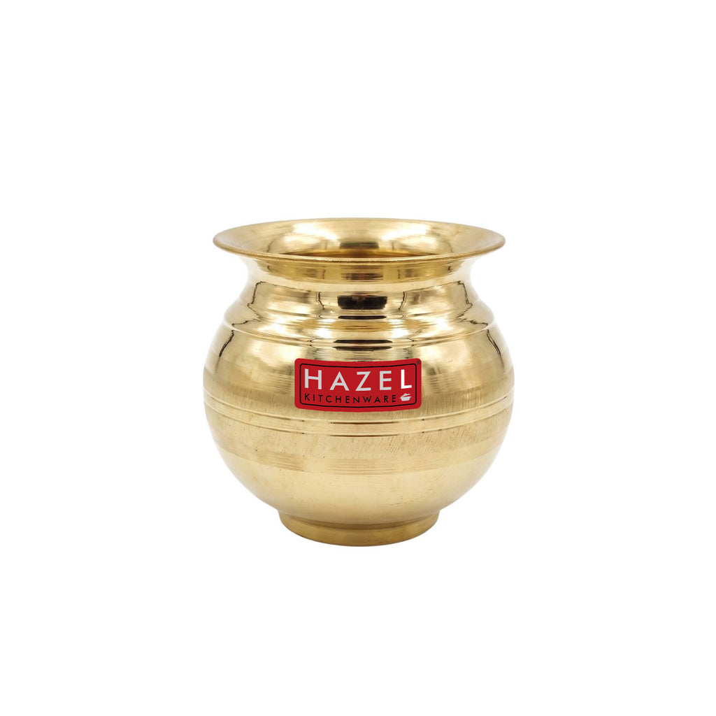 Brass Lota, 250 ml, Pooja Pital Kalash, Vessel for Pooja
