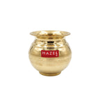 Brass Lota, 250 ml, Pooja Pital Kalash, Vessel for Pooja