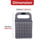 4 Section Cutlery Holder for Kitchen, Galvanised Iron Organizer