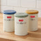 Tea Coffee Sugar Container with Airtight Lid for Kitchen Storage, Set of 3