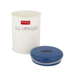 Coffee Storage Container with Lid, Metal Coffee Airtight Jar for Kitchen, 900 ml
