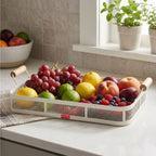 Fruit & Vegetable Basket for Kitchen Counter, Iron Storage Basket