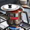 Stainless Steel Milk Boiling Pot with Lid & Handle for Kitchen, 1700ml