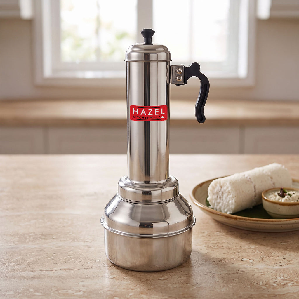 tainless Steel Puttu Kodam, Puttu Maker Vessel, Steamer Pot
