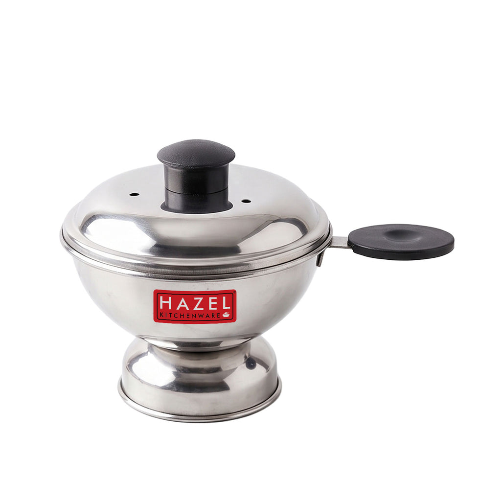 Cheratta Puttu Maker Heavy Stainless Steel, Kerala Puttu Mould, 9.6 cm