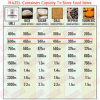 Transparent Wide Mouth Steel Container, 600 ML