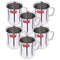 Stainless Steel Green Tea Coffee Big Damaru Plain Mug, Set of 6, 200 ml