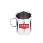 Stainless Steel Double Wall Green Tea Coffee Big Sobar Mug, Set of 4, 210 ml (Each)