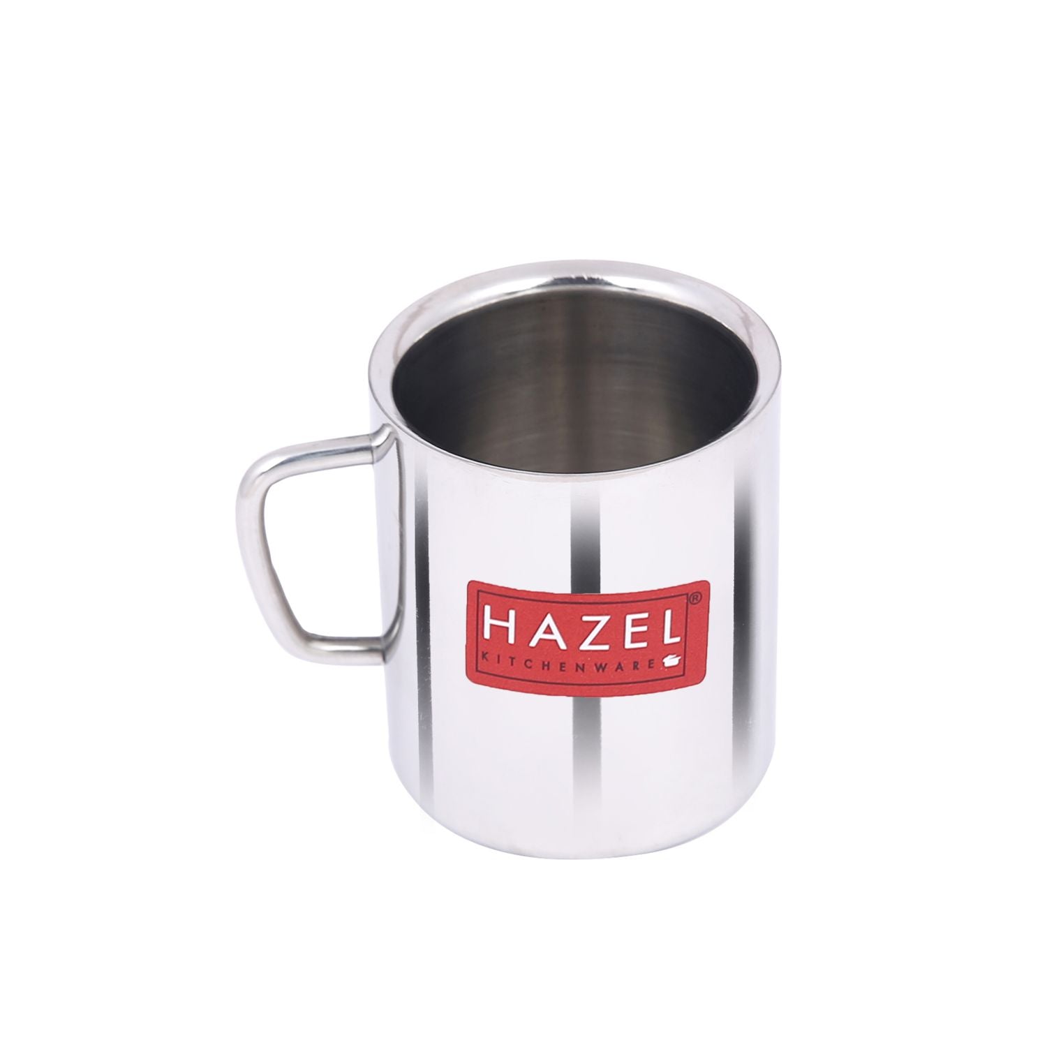 Stainless Steel Double Wall Green Tea Coffee Big Sobar Mug, Set of 4, 210 ml (Each)