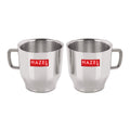 Stainless Steel Green Tea Coffee Small Classic Cup, Set of 2, 75 ml (Each)
