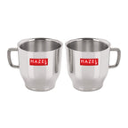 Stainless Steel Green Tea Coffee Small Classic Cup, Set of 2, 75 ml (Each)