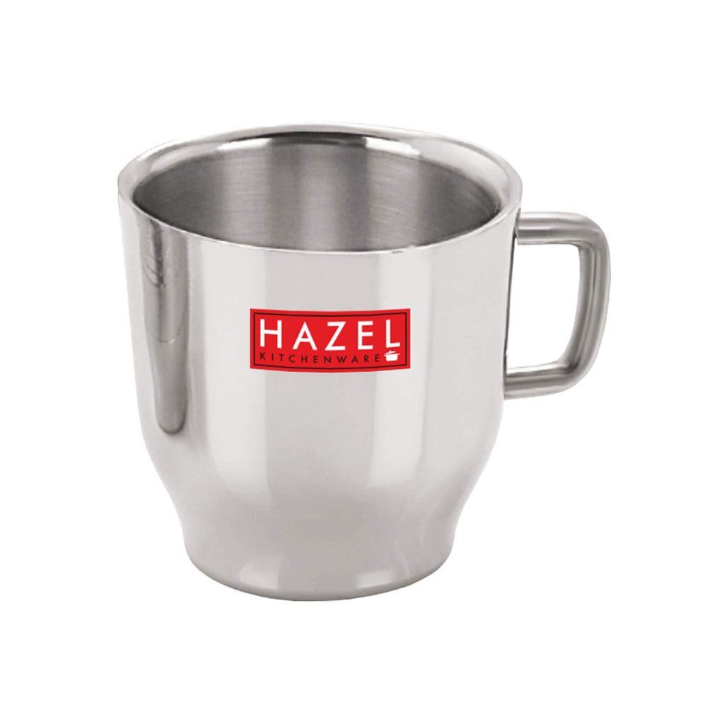 Stainless Steel Green Tea Coffee Small Classic Cup, Set of 2, 75 ml (Each)