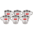 Stainless Steel Green Tea Coffee Small Classic Cup, Set of 6, 75 ml (Each)