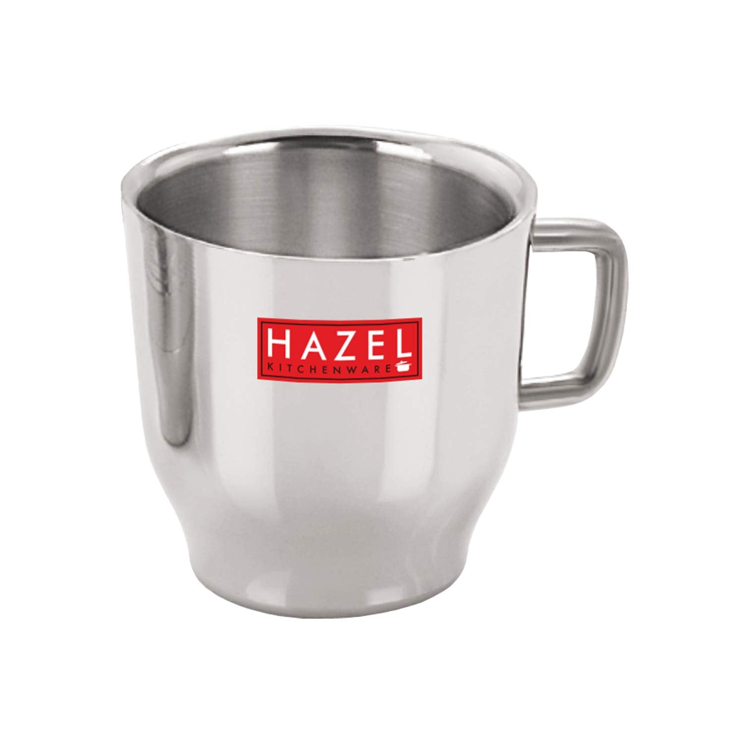 Stainless Steel Green Tea Coffee Small Classic Cup, Set of 6, 75 ml (Each)