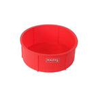 Silicone Small Square, Round and Heart Shape Cake Mould for Half Kg, 3 Pcs, Red