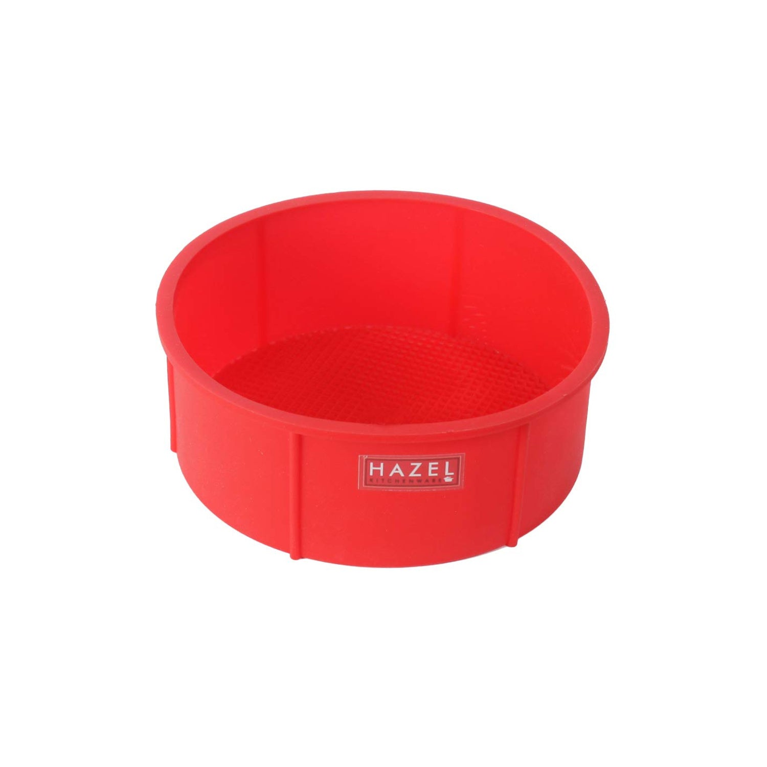 Silicone Small Square, Round and Heart Shape Cake Mould for Half Kg, 3 Pcs, Red