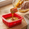 Silicone Square Cake Mould with Spatula, Half Kg