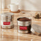 Stainless Steel Transparent Container - Set of 2, 500 ML Each